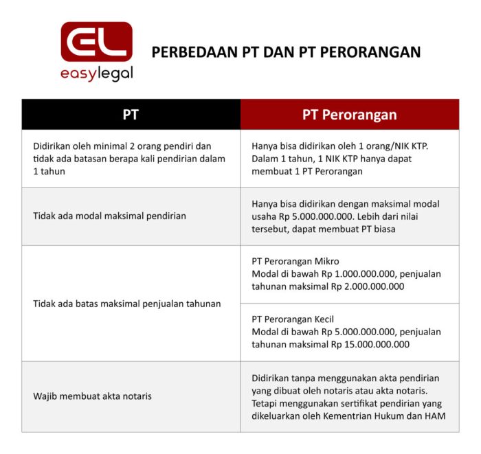 Syarat Pembuatan PT Perorangan