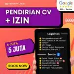 Jasa pendirian CV dan PT Johar Baru