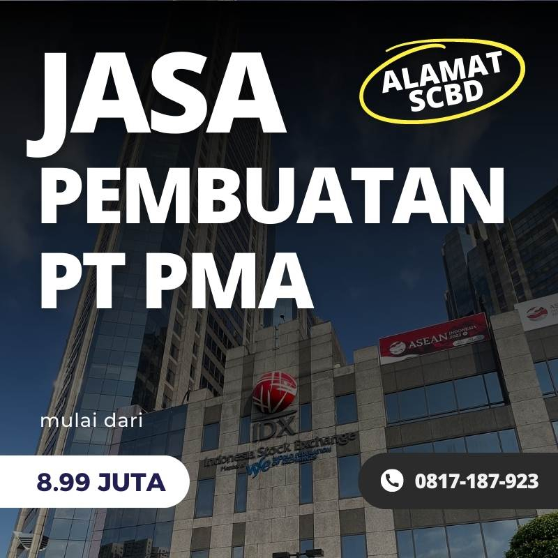 Jasa Pendirian PT PMA Mangga Besar Online